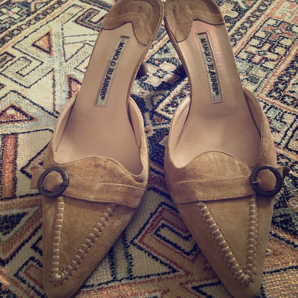 Manolo Blahnik mules